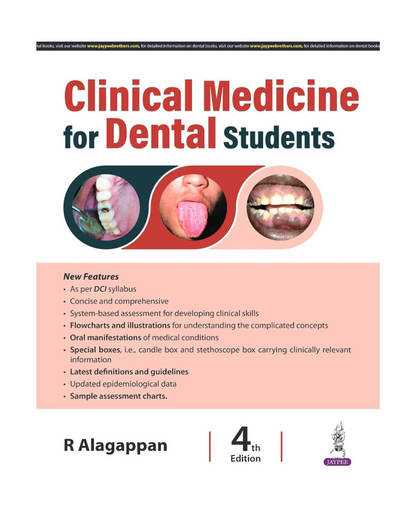 Clinical Medicine For Dental Students 4/e 2025 by R Alagappan