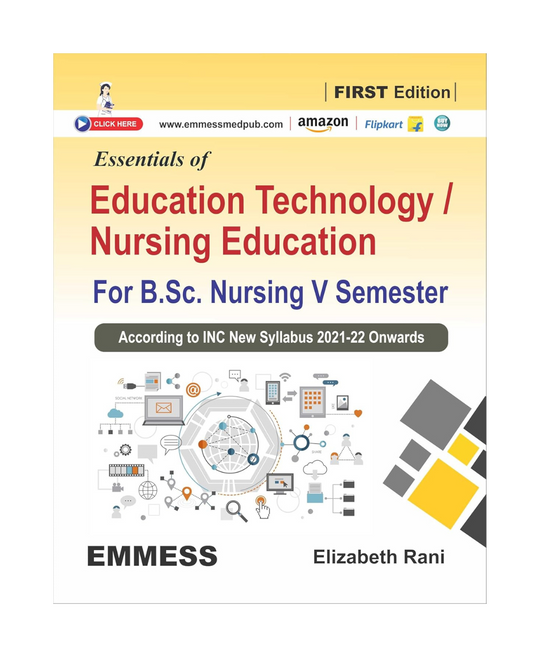 Essentials of Education Technology / Nursing Education For BSc Nursing 5th Semester 1/e 2024 by Elizabeth Rani