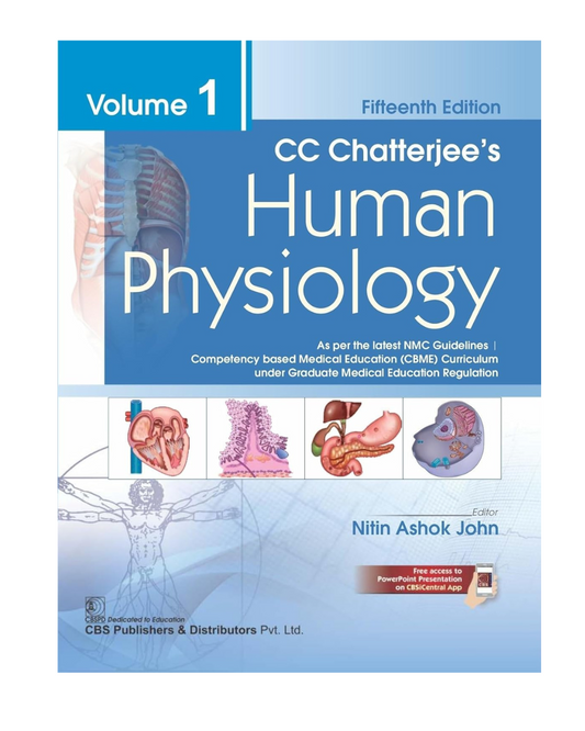 CC Chatterjee's Human Physiology 15/e 2025 Volume 1