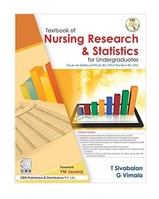 Textbook Nursing Research And Statistics For Undergraduates (Pb 2019) by T Sivabalan
