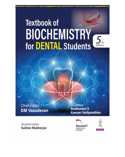 Textbook of Biochemistry for Dental Students 2025 by DM Vasudevan