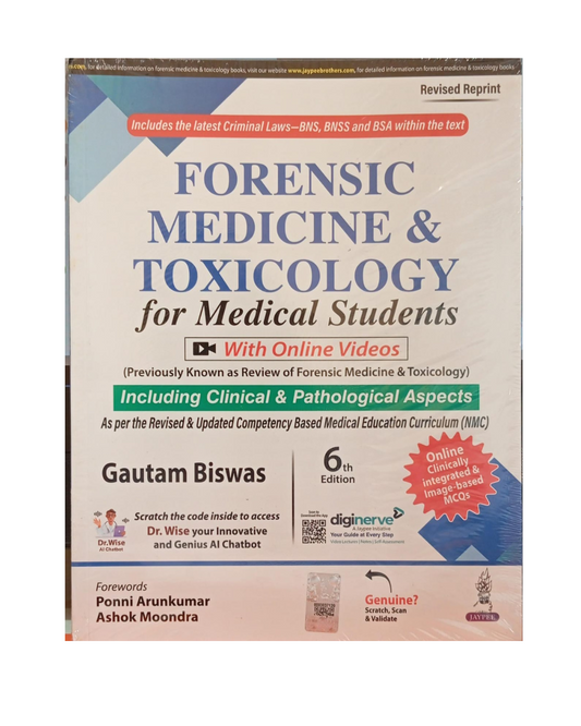 Forensic Medicine & Toxicology for Medical Students 6/e 2025 by Gautam Biswas