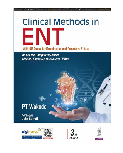 Clinical Methods in ENT 3/e 2026 by PT Wakode