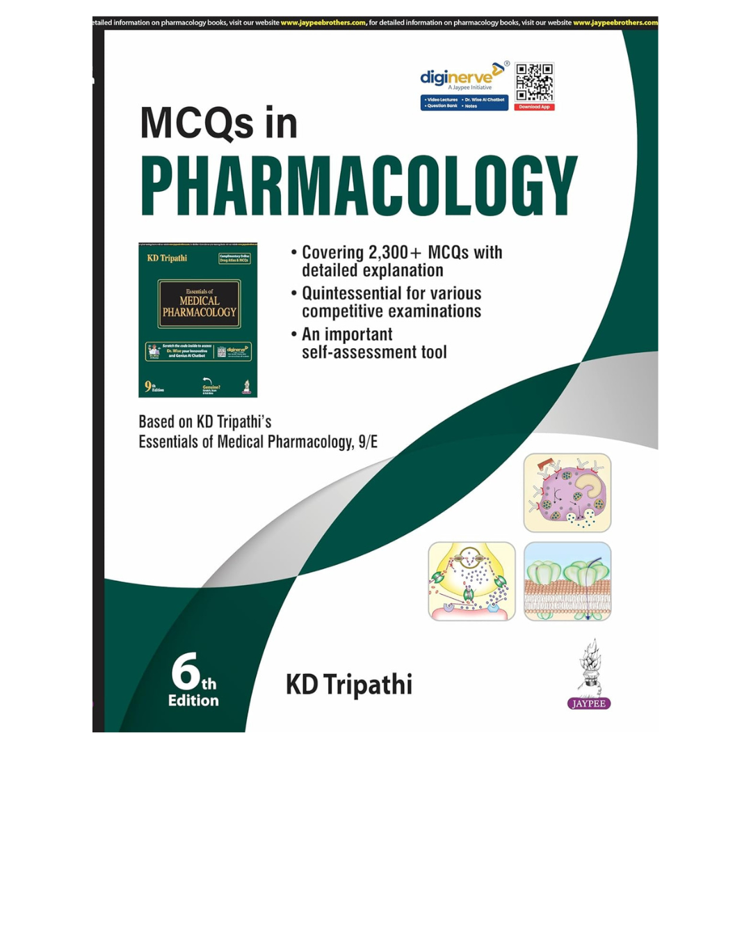 MCQ'S in Pharmacology 6/e 2025 by K D Tripathi