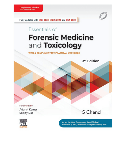 Essentials of Forensic Medicine and Toxicology 3/e 2025 by Suresh chand