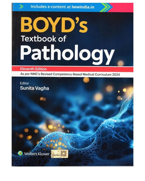 BOYD'S Textbook of Pathology With Access Code by Vagha S 11/e 2025