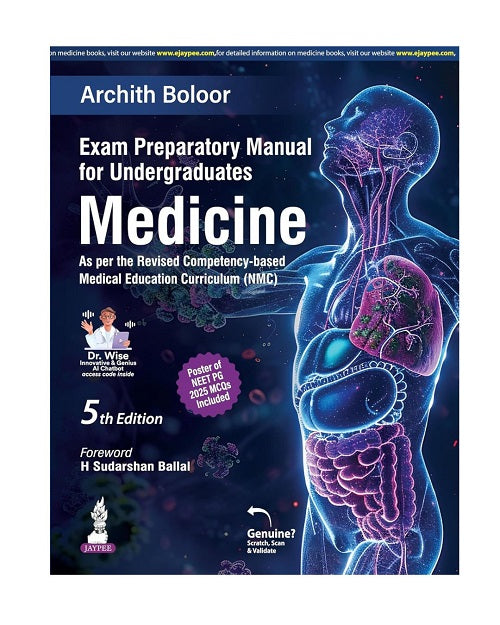 Exam Preparatory Manual for Undergraduates Medicine by Archith Boloor 5/e 2026