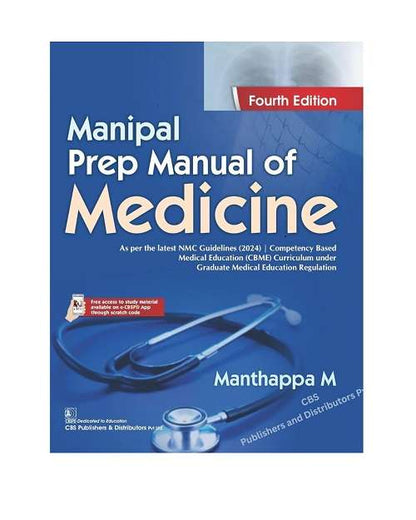 Manipal Prep Manual Of Medicine By Manthappa M  4/e 2026