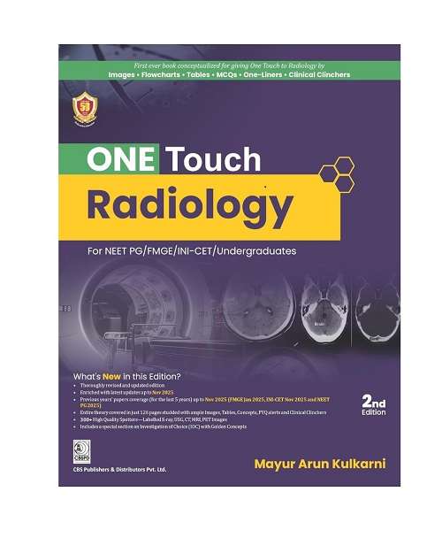 ONE Touch Radiology For NEET PG/FMGE/INI-CET/ UnderGraduates by Dr Mayur Arun Kulkarni 2/e 2026