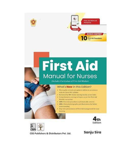 First Aid Manual for Nurses by Sanju Sira 4/e 2026