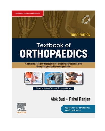Textbook of Orthopaedics 3/e 2024 by Alok Sud