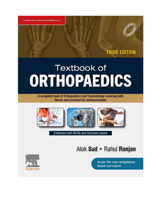 Textbook of Orthopaedics 3/e 2024 by Alok Sud