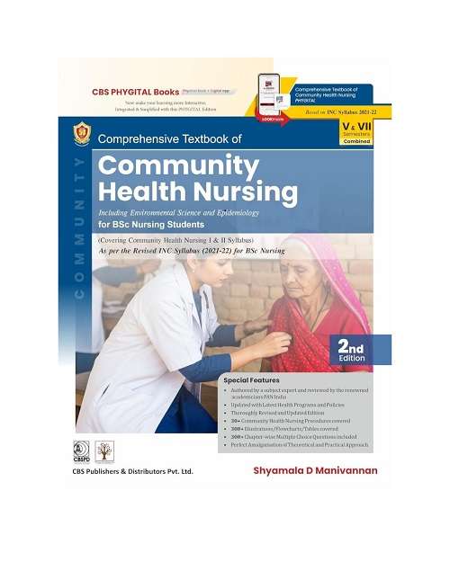 Comprehensive Textbook of Community Health Nursing for B Sc Nursing Students by Shyamala D Manivannan 2/e 2026