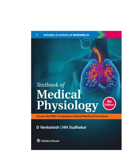 Textbook of Medical Physiology by D Venkatesh, H H Sudhakar 4/e 2024