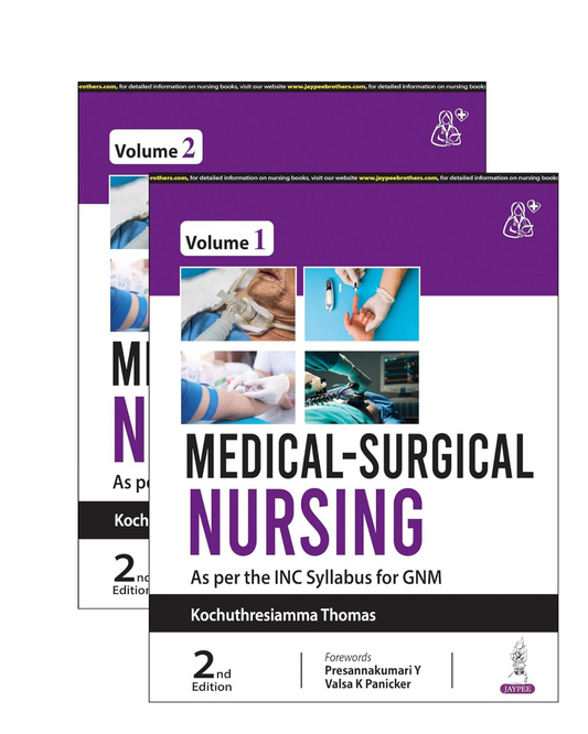 Medical-Surgical Nursing (2 Vol set) 2/e 2024 by Kochuthresiamma Thomas