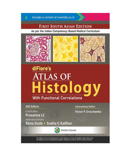 Difiore’s Atlas of Histology with Functional Correlations 1st SAE 2022 by Prasanna L.C
