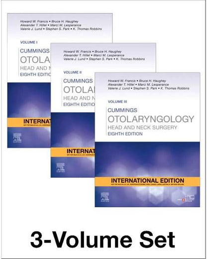 Cummings Otolaryngology Head and Neck Surgery (3 Vol set) 8th International Edition 2026