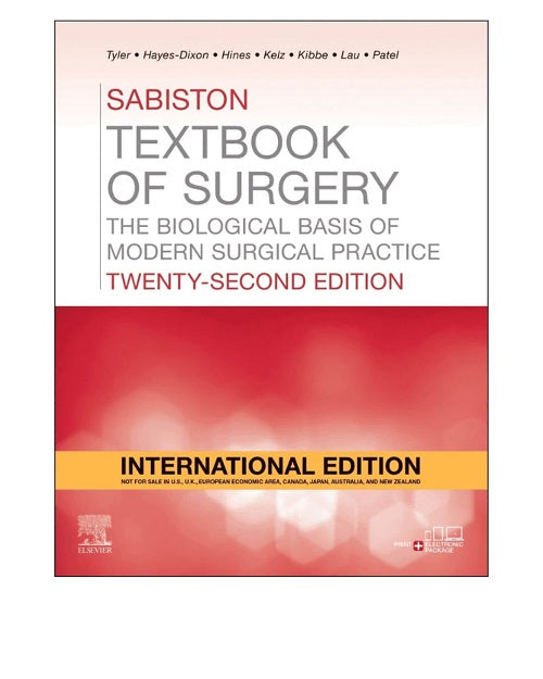 SABISTON Textbook of Surgery (International edition) 22/e 2025