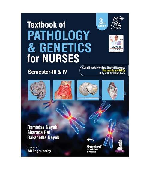 Textbook of Pathology and Genetics for Nurses (3rd & 4th Semester) by Ramadas Nayak 3/e 2026