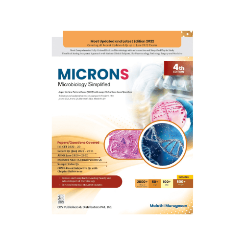 MICRONS Microbiology Simplified 4/e 2023by Malathi Murugesan