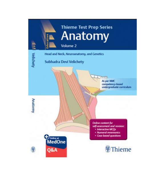 Thieme Test Prep Series Anatomy (Vol 2) by Subhadra Devi Velichety