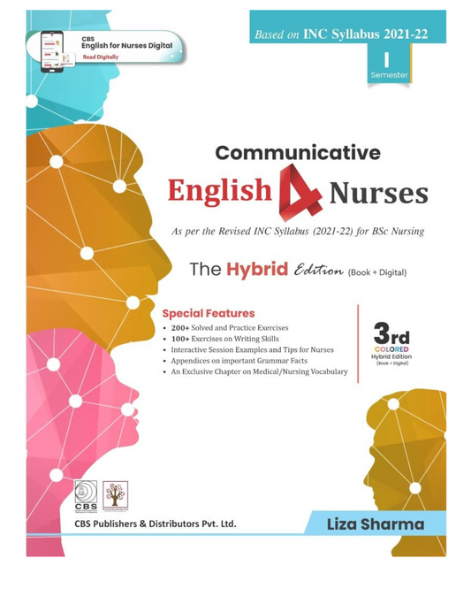 Communicative English 4 Nurses 3/e 2025 for B.Sc Nursing Semester I by Liza Sharma