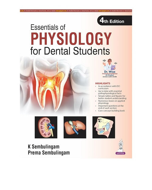 Essentials Of Physiology For Dental Students By Sembulingam 4/e 2026