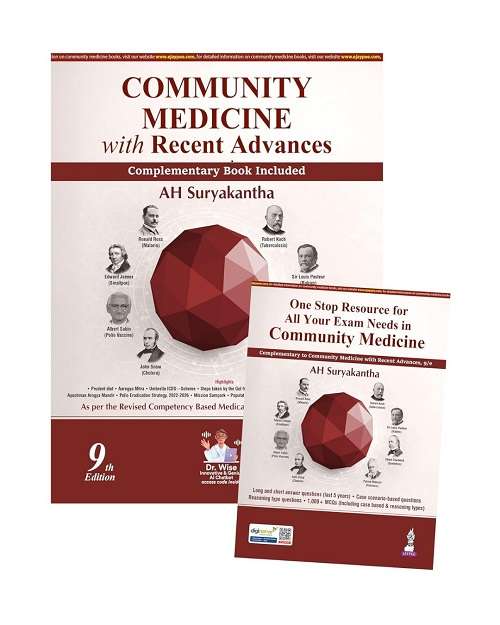 Community Medicine with Recent Advances by A H Suryakantha 9/e 2026