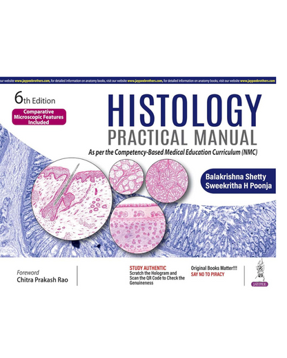 Histology Practical Manual 6/e 2024 by Balakrishna Shetty