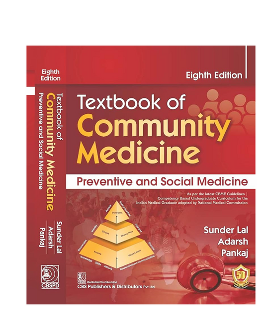 Textbook of Community Medicine - Preventive and Social Medicine 8/e 2024 by Sunder Lal