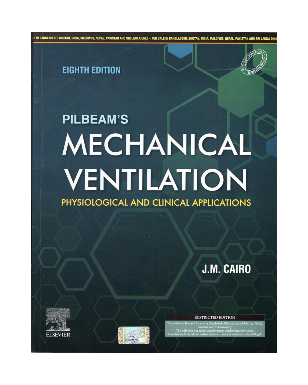 Pilbeam's Mechanical Ventilation 8/e 2024 by James M. Cairo