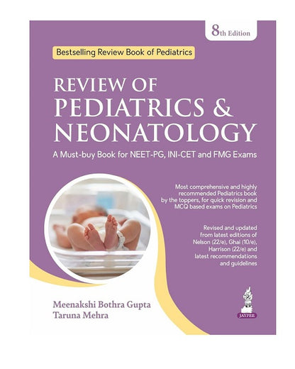 Review of Pediatrics & Neonatology by Taruna Mehra 8/e 2026