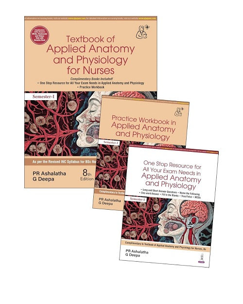 Textbook of Applied Anatomy & Physiology for Nurses by PR Ashalatha 8/e 2025
