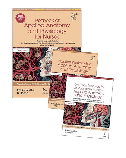 Textbook of Applied Anatomy & Physiology for Nurses by PR Ashalatha 8/e 2025
