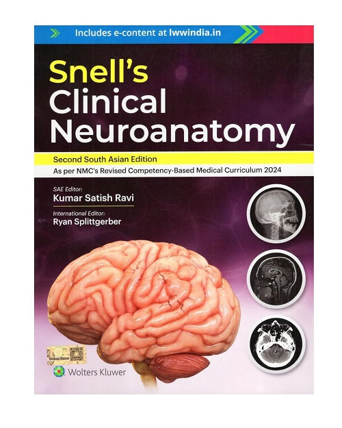 SNELL'S Clinical Neuroanatomy with Access Code by Kumar Satish Ravi 2nd South Asian Edition