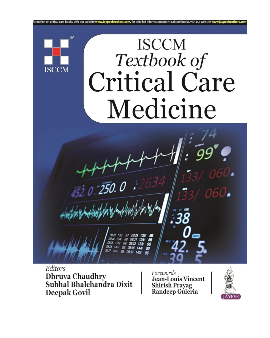 ISCCM Textbook of Critical Care Medicine 1/e 2023 by Dhruva Chaudhry