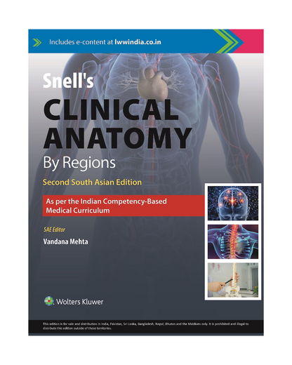 Snell`s Clinical Anatomy SAE by Regions, Vandana Mehta