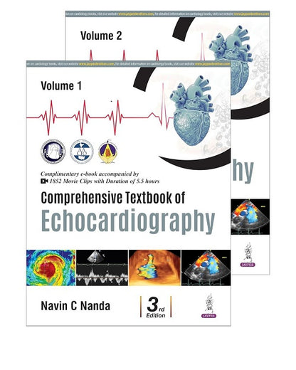 Comprehensive Textbook of Echocardiography (2 Vol Set) By Navin C Nanda 3/e 2025