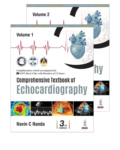 Comprehensive Textbook of Echocardiography (2 Vol Set) By Navin C Nanda 3/e 2025