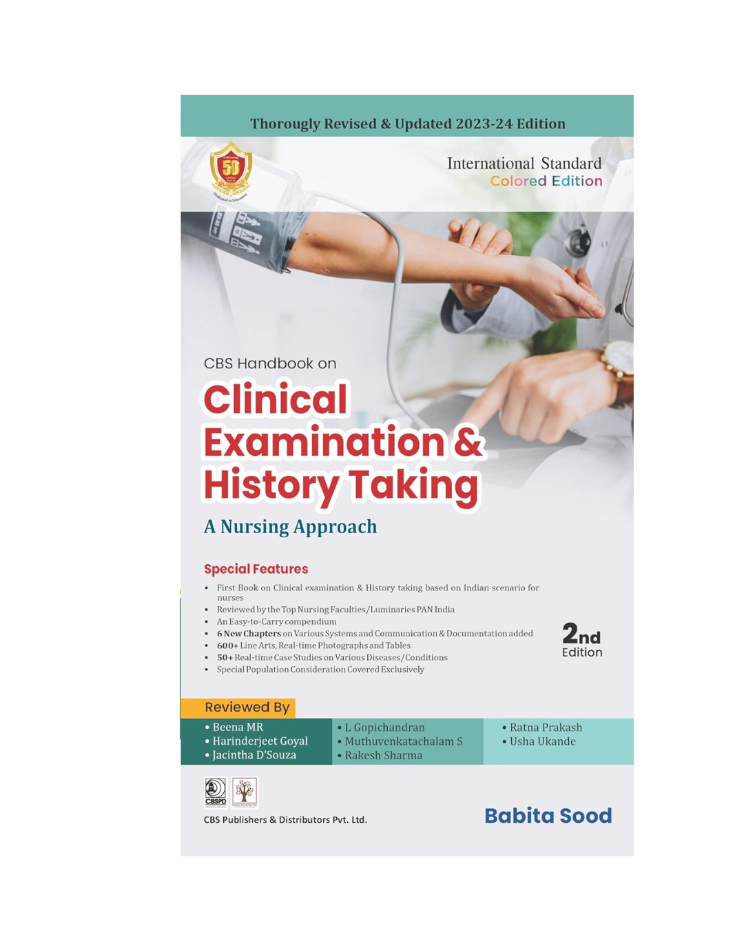 CBS Handbook On Clinical Examination & History Taking A Nursing Approach 2/e 2023 Babita Sood