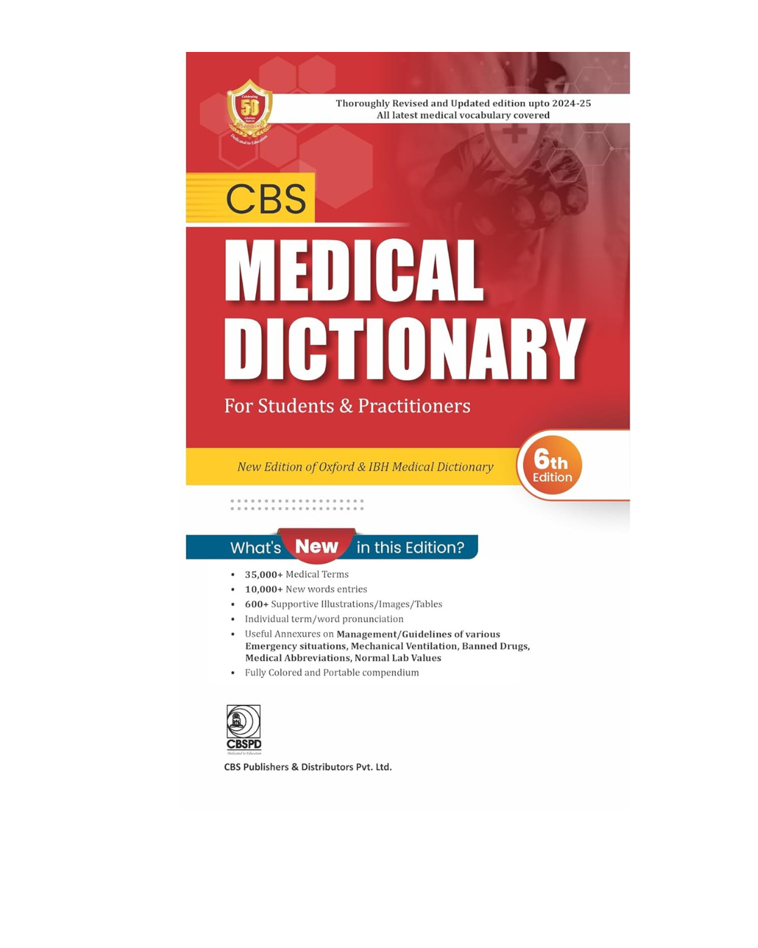CBS Medical Dictionary for students and Practitioners 6/e 2024 by CBS