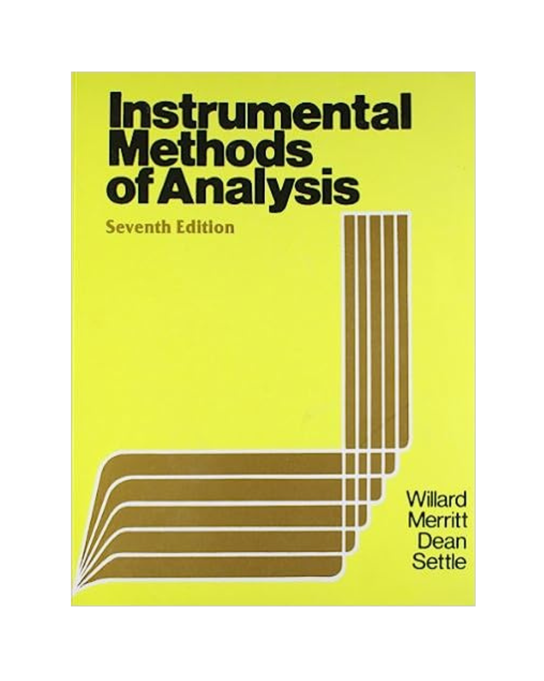 Instrumental Methods Of Analysis 7Ed By Willard