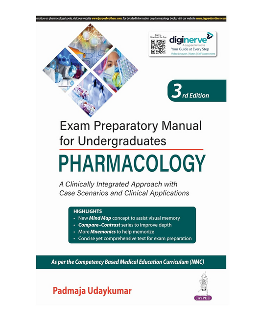 Exam Preparatory Manual for Undergraduates Pharmacology 3/e 2024 by Padmaja Udaykumar