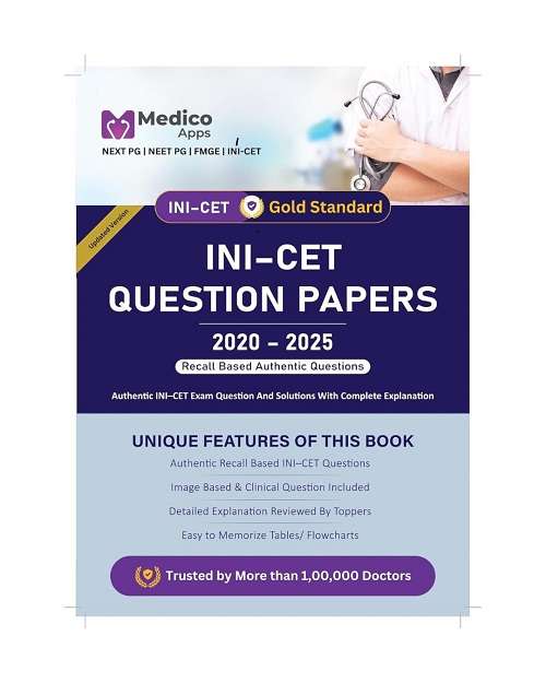 INI CET Solved Question Papers 2020-2025 by Dr Abhishek Gupta 1/e 2025