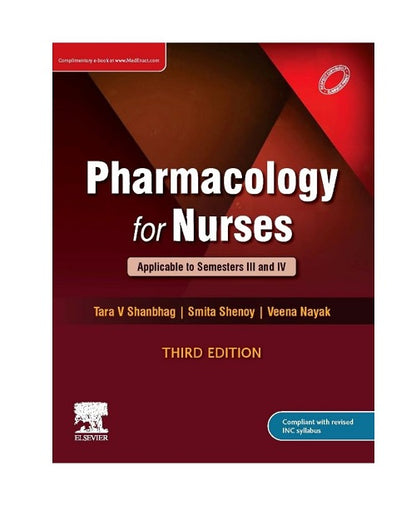 Pharmacology for Nurses 3/e 2023 by Shanbhag