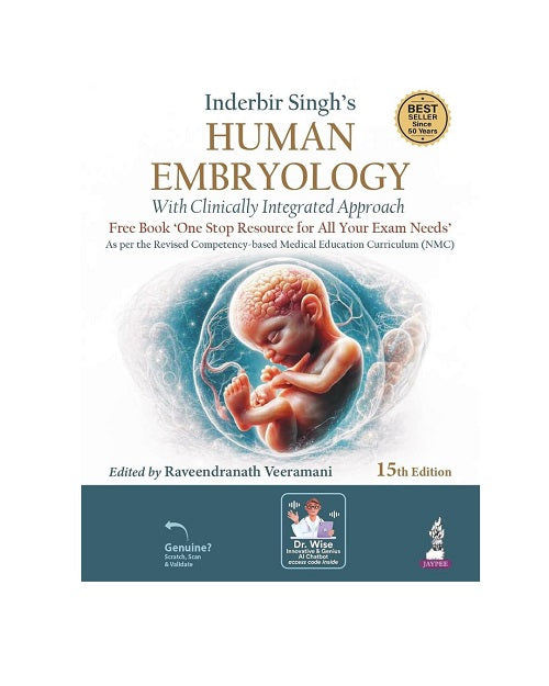 Inderbir Singh’s Human Embryology 15/e 2027