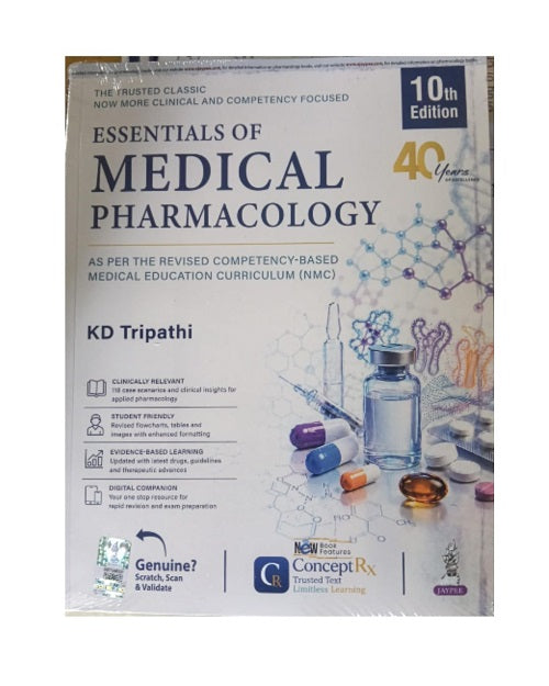 Essentials of Medical Pharmacology by K D Tripathi 10/e 2027