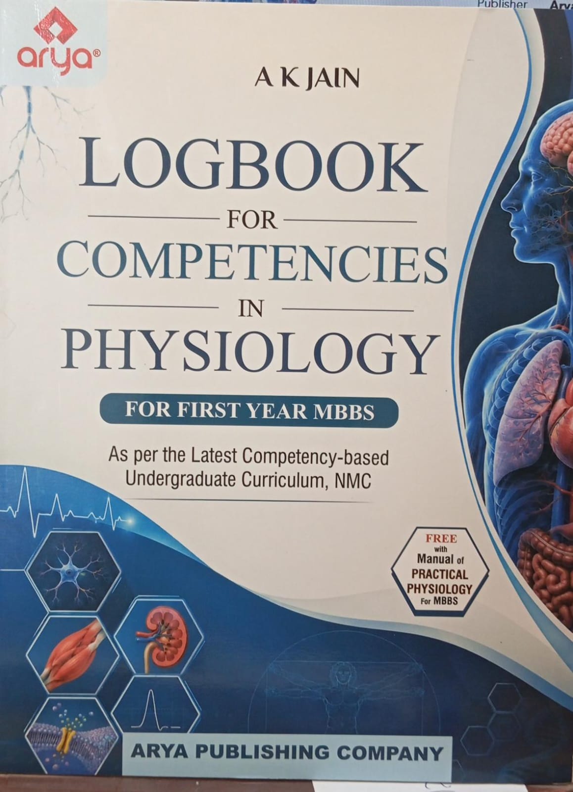 Manual Of Practical Physiology For MBBS by A K Jain 8/e 2026