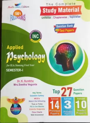 Applied Psychology Bsc Nursing Semester-1 2023 By Dr. K. SUREKHA