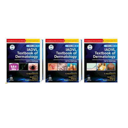 IADVL Textbook Of Dermatology (Set of 3 Volumes) 5/e 2022 By Sacchidanand